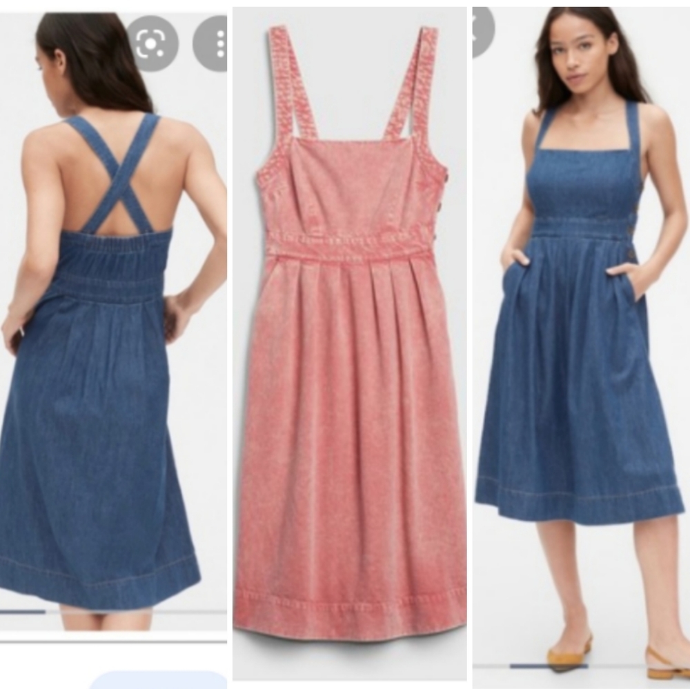 Gap Apron denim dress